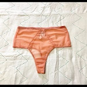 VS Dream Angels High Waist Sheer Thong